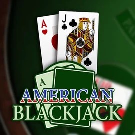 American Blackjack logo – Table Games by Habanero at Melbet Casino