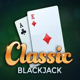 Classic Blackjack online game logo by Red Tiger Gaming on melbet-casino.eu